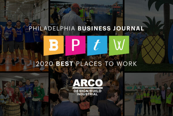2020 Philadelphia Best Places to Work | design build construction company | ARCO DB | ARCO Design Build | ARCO Design/Build