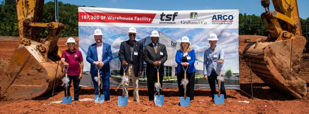 Construction Begins on TSF Sportswear New 187,200 SF Warehouse Facility