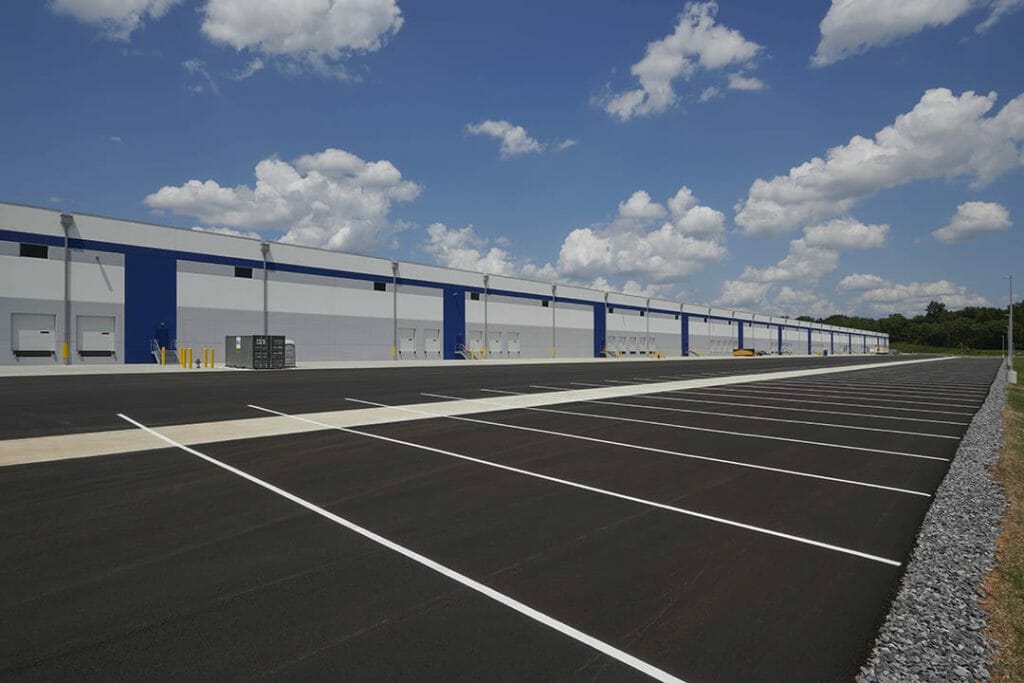 HagerstownCrossing_ARCO_WilliamsportMd_July22_2523jpg Hagerstown Crossing construction project - receiving area and truck parking spots