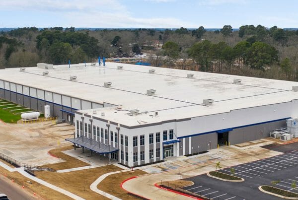 Aaon Coil HVAC Manufacturing Facility in Longview, TX | Light Manufacturing Construction in Texas | ARCO Design Build