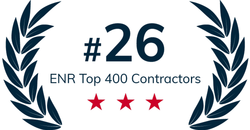 ARCO design build contractors ranked #26 ENR top 400 contractors in the United States by engineering news record