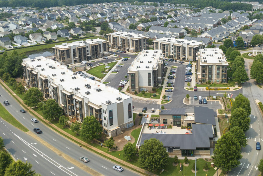 The NinetyNine Apartments in Raleigh, North Carolina - multi-family construction project