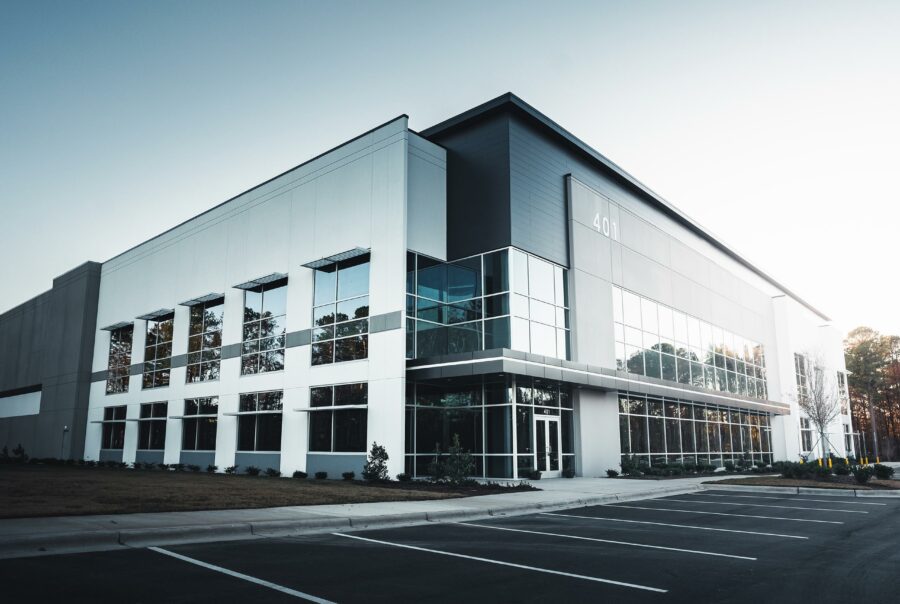 CMP CAMP Helix Facility - Exterior view of CMP CAMP Helix industrial building.